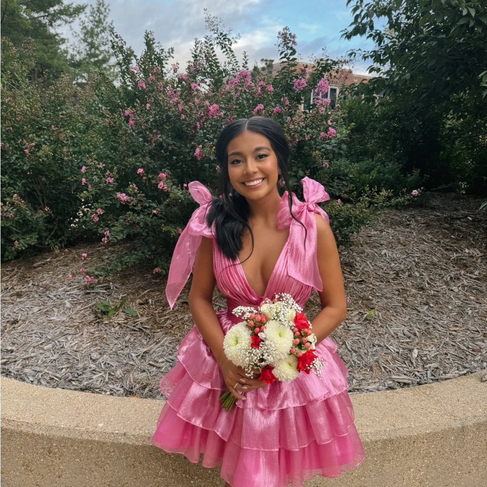 Sherri Hill Pink Formal Dress